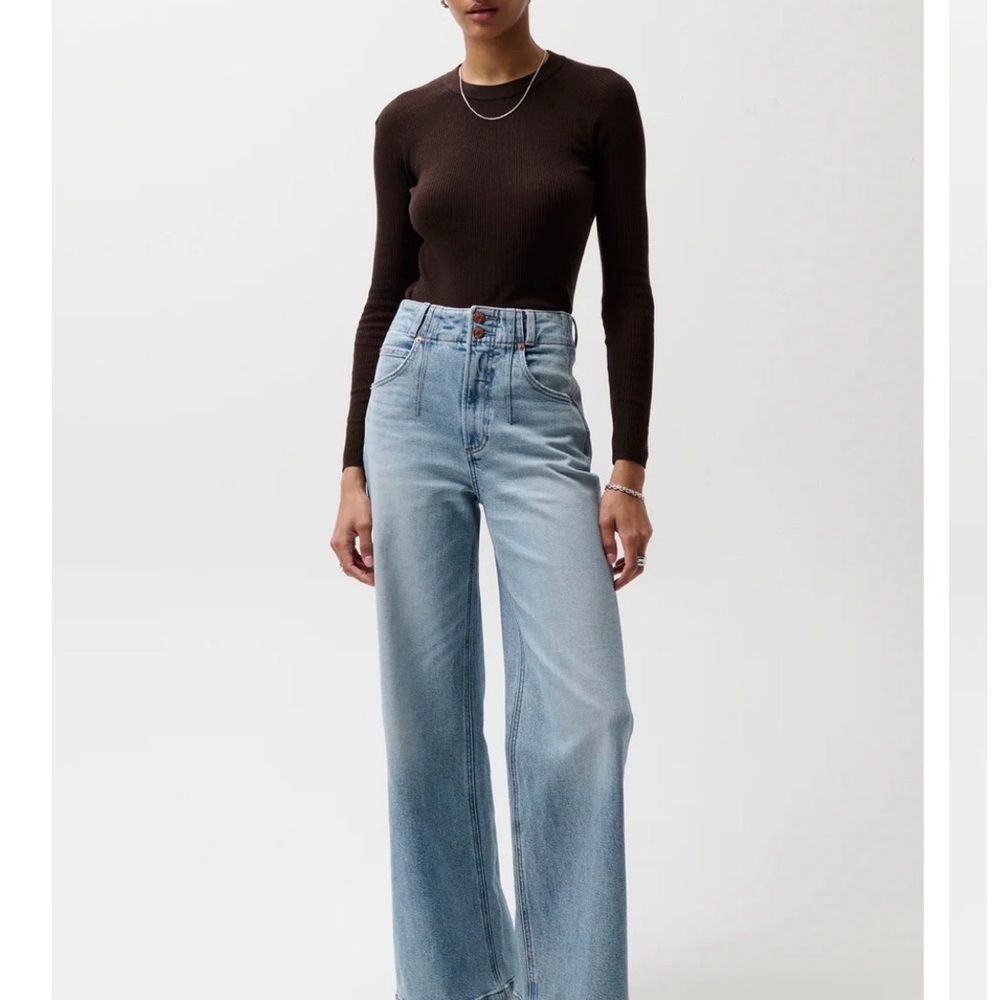 Pistola Lana high rise ultra wide leg Jean